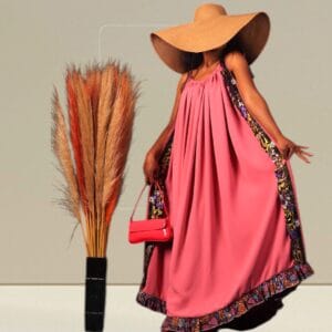 OLIVE PINK DRESS